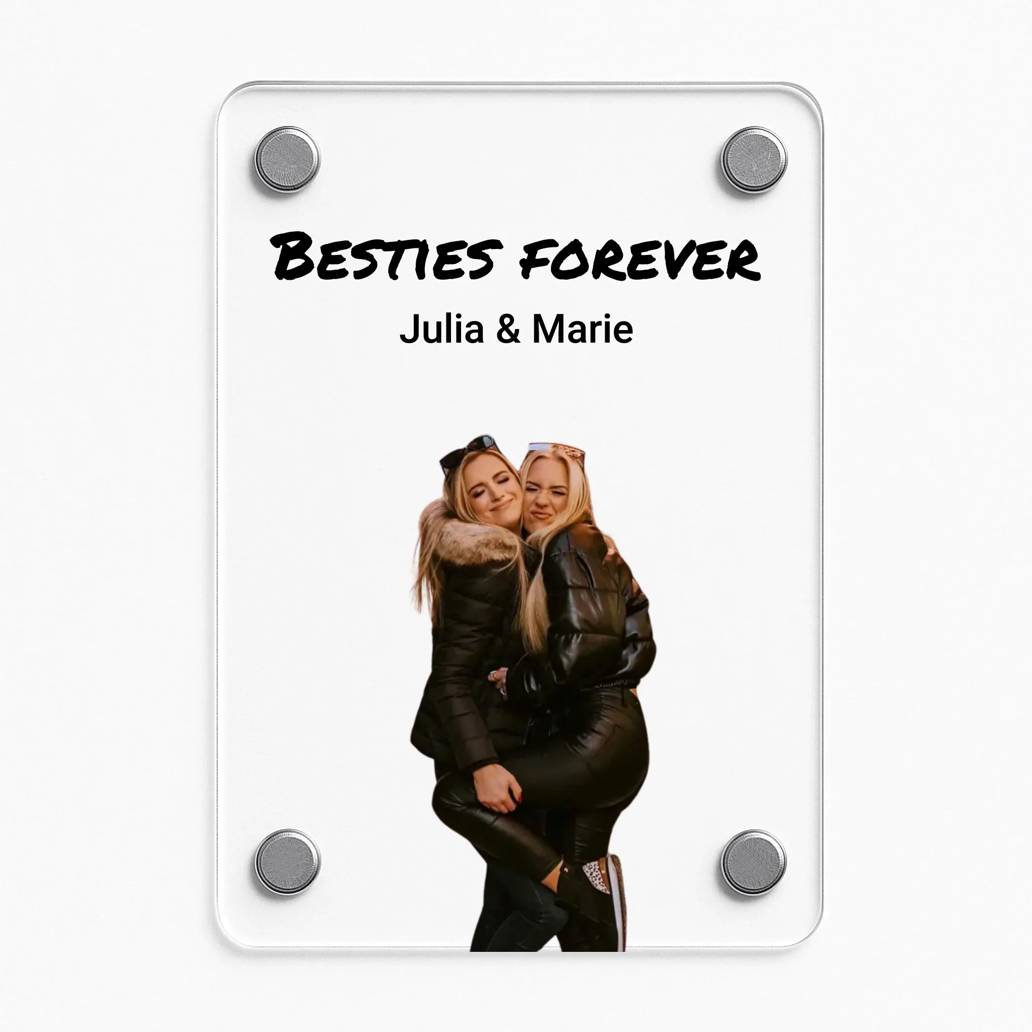 "Beste Freundinnen" - Magnet Acryl
