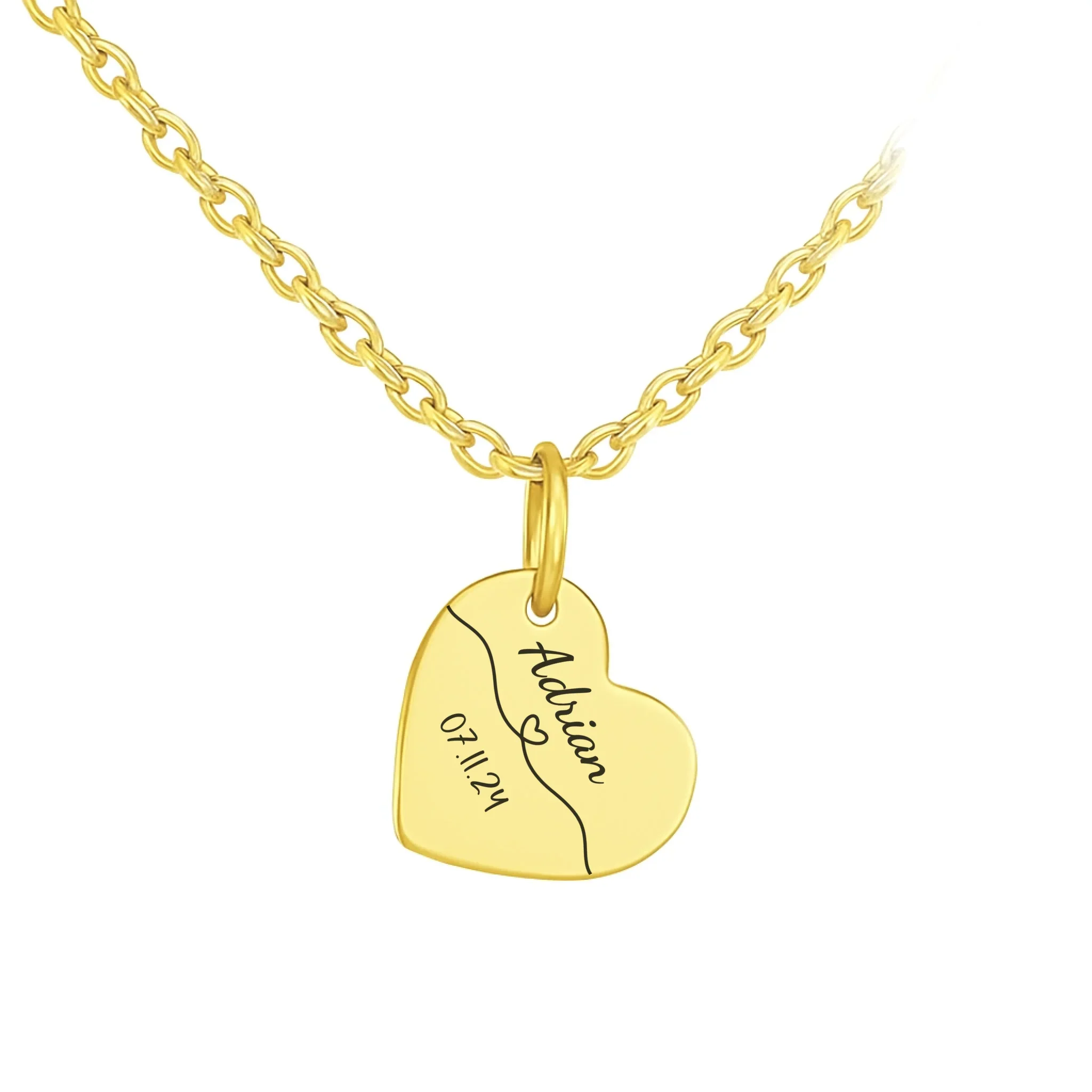 „Für immer bei dir“ - Personalisierte Kette