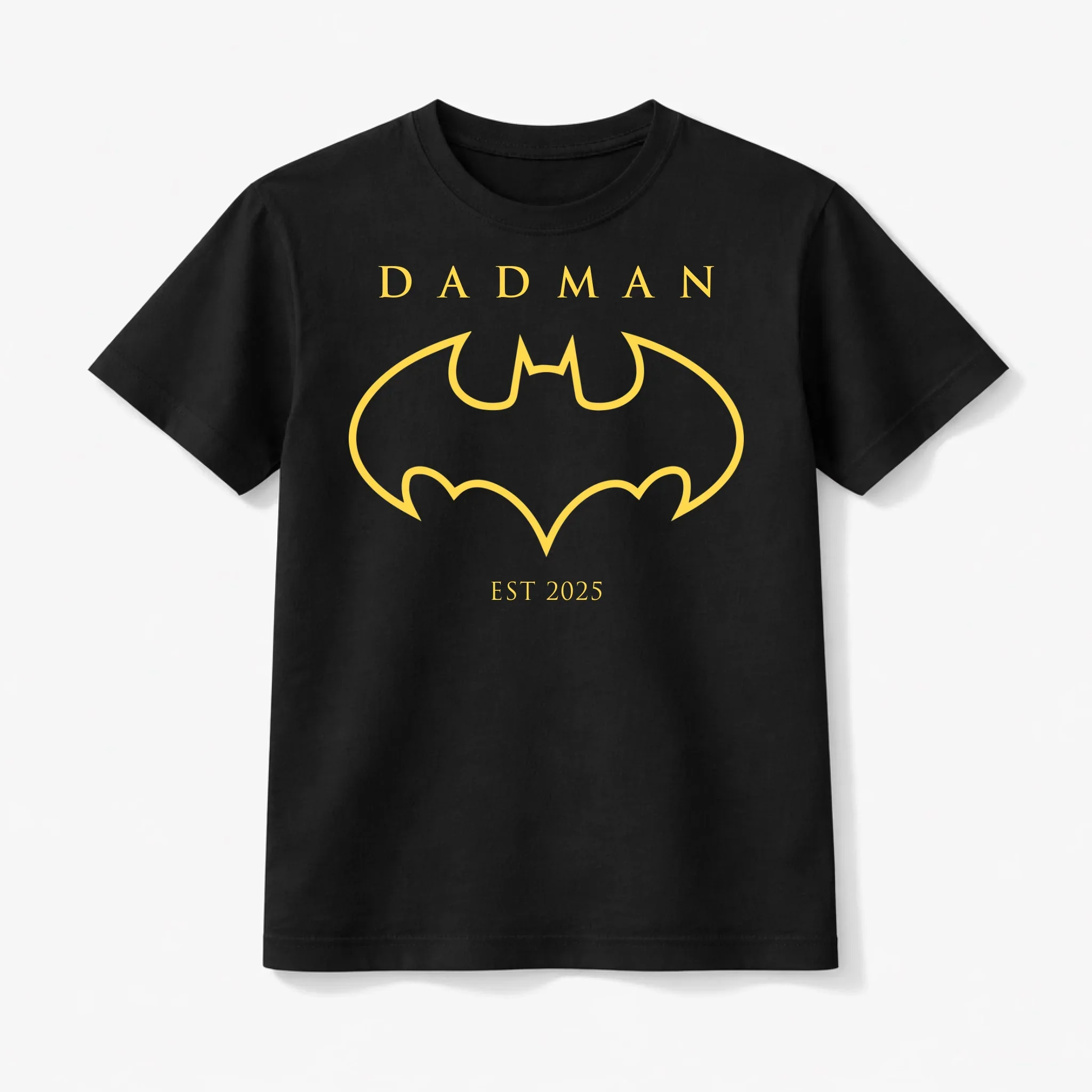 „Der Dadman" – Personalisiertes Papa-Shirt