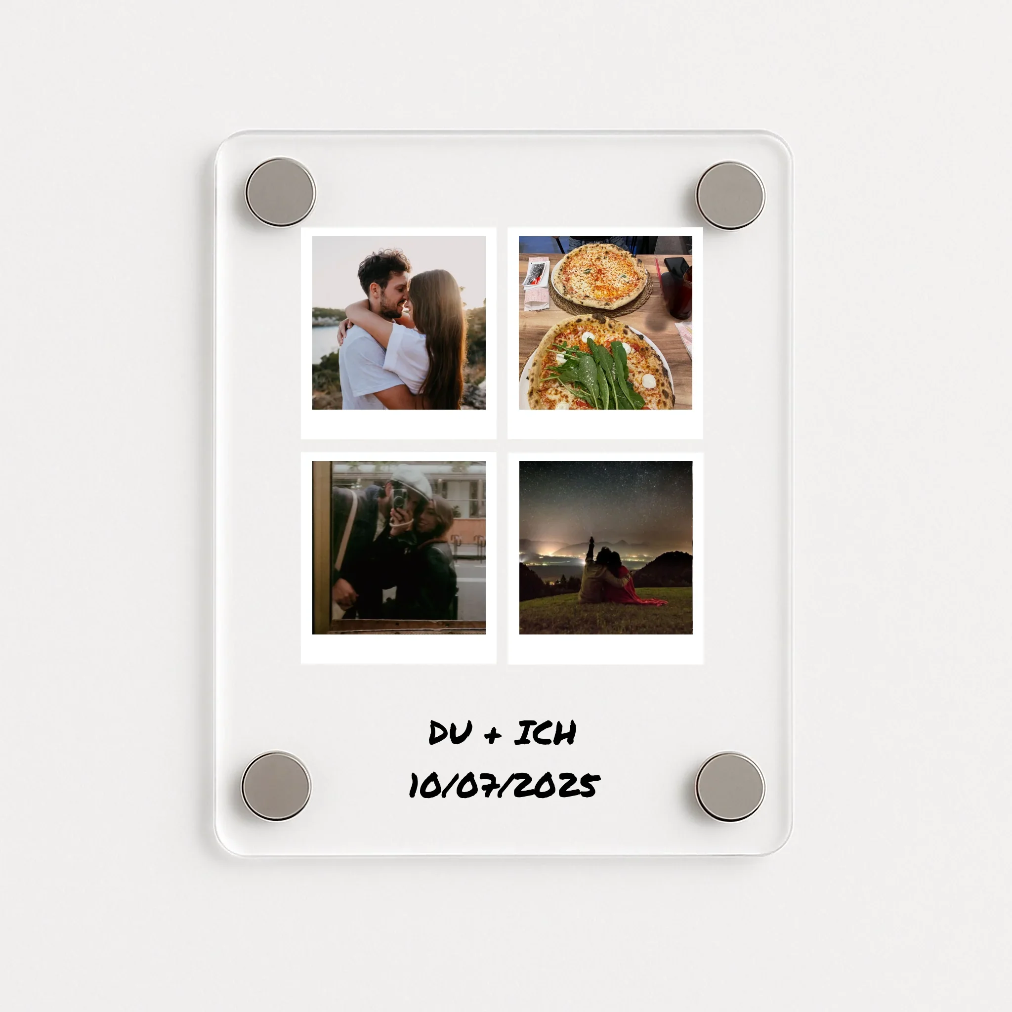Personalisiertes Acryl Magnet "Retro" (GRATIS)