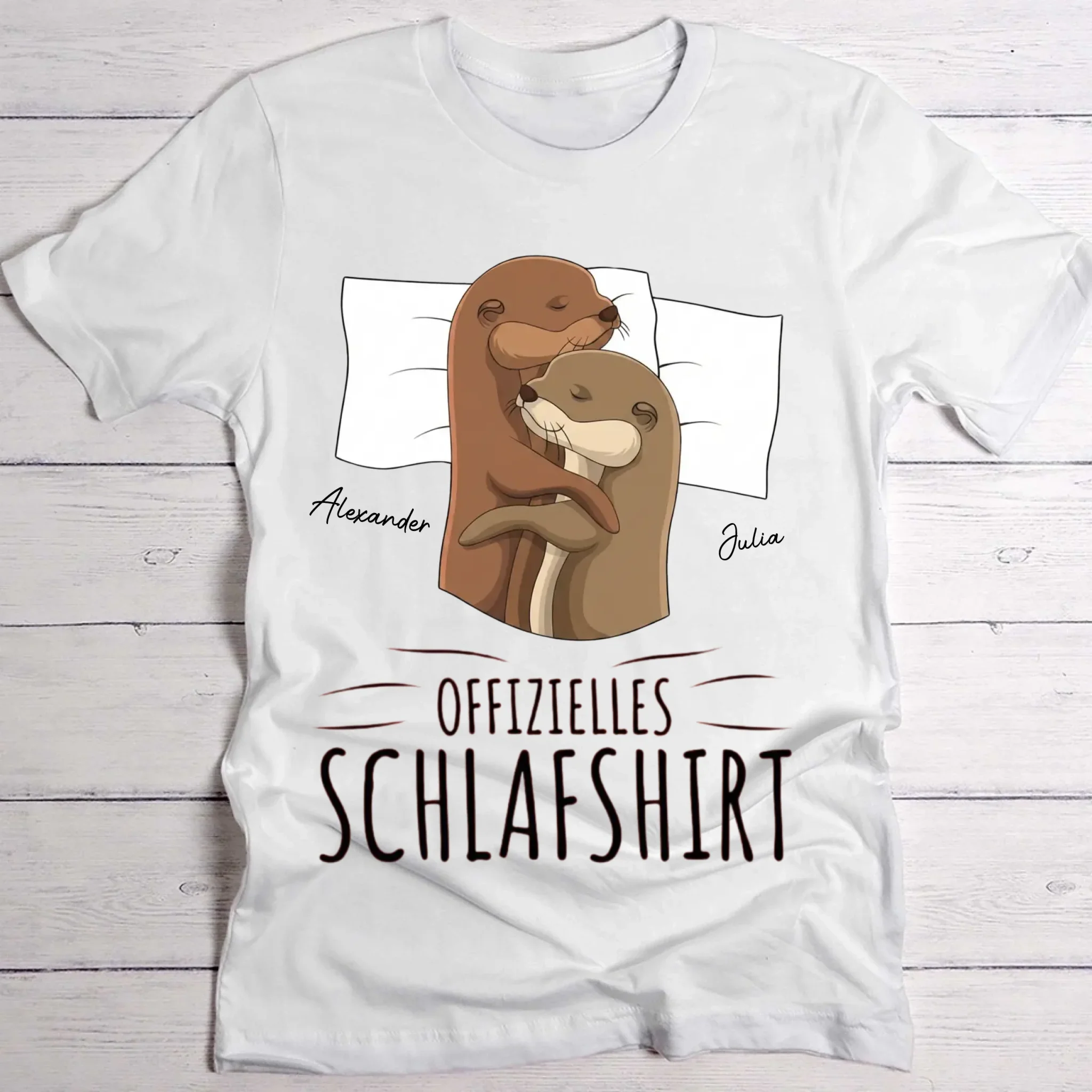 „Schlafotter“ - Personalisiertes T-Shirt